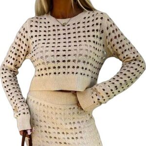 Freshman 1996 Crochet Crop Top